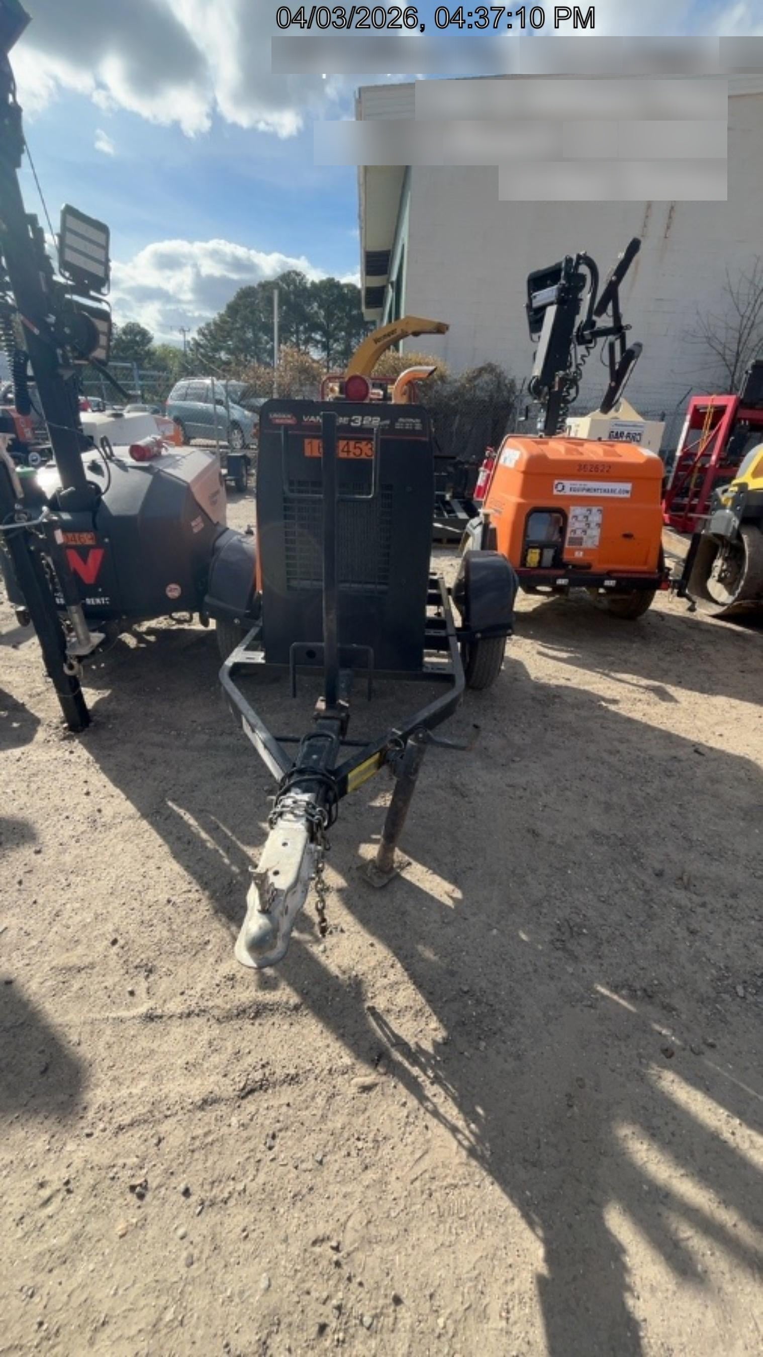 2021 Lincoln Electric Vantage 322 Vantage 322 Ready Pak 3 w/ Decals, ORANGE (includes trailer, cable rack, fender light kit) NO Telematics