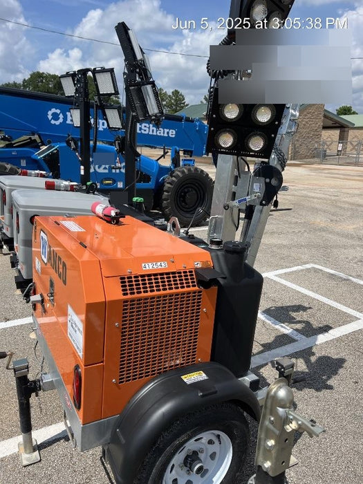 2024 Wanco WLTT-4MM4K Diesel, Deep Sea Controller, Shore Power Plug, Auto Start, (4) 350W LED Floodlights, 4kW Generator, 60 Gal Fuel Tank, 2" Ball, T3
