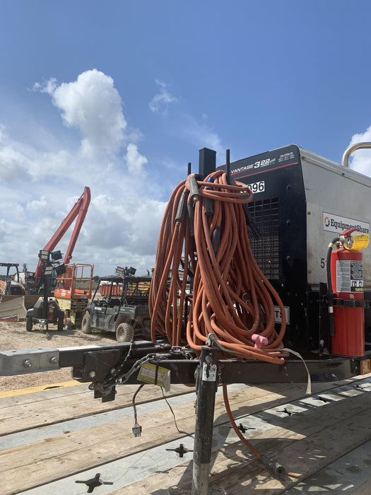 2019 Lincoln Electric Vantage 322 Welder Ready-Pak 3, Two wheel trailer, Fender and Light kit, Cable Rack