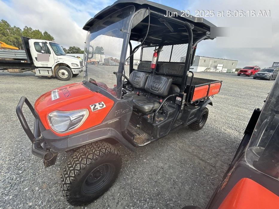2021 Kubota RTV-X1140W-H Plastic Canopy, Windshield Acrylic Clear, LED Strobe Light, Wire Harness Kit, Back up Alarm