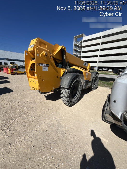 2020 JCB 509-42 Cab/Heat/Air, Solid Tires, Work Lights, Beacon, Aux Hydraulics, Back up Alarm, Lifting Eye, ES Decals