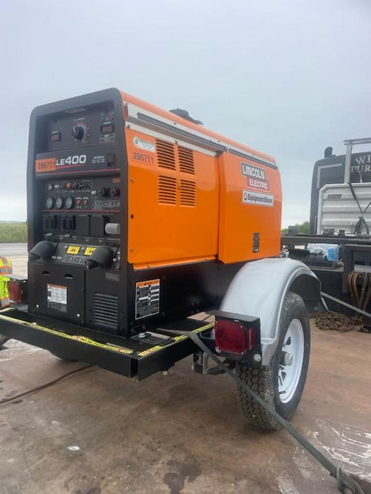 2022 Lincoln Electric LE400 Kubota V1505, Trlr, Cable Rack, Light Kit, ES Decals, T3