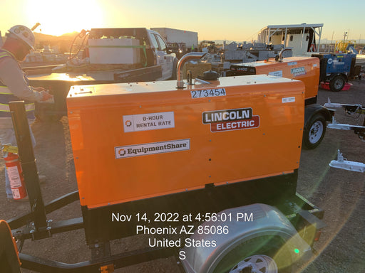 2022 Lincoln Electric LE400 Kubota V1505, Trlr, Cable Rack, Light Kit, ES Decals, T3