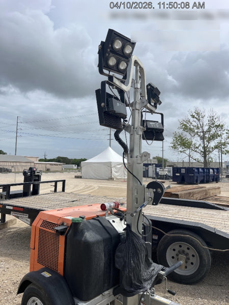2023 Wanco WLTT-4MM4K Diesel, Deep Sea Controller, Shore Power Plug, Auto Start, (4) 350W LED Floodlights, 4kW Generator, 60 Gal Fuel Tank, 2" Ball, T3