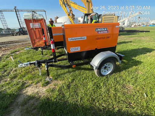 2023 Lincoln Electric LE400 Kubota V1505, Trlr, Cable Rack, Light Kit, ES Decals, T3