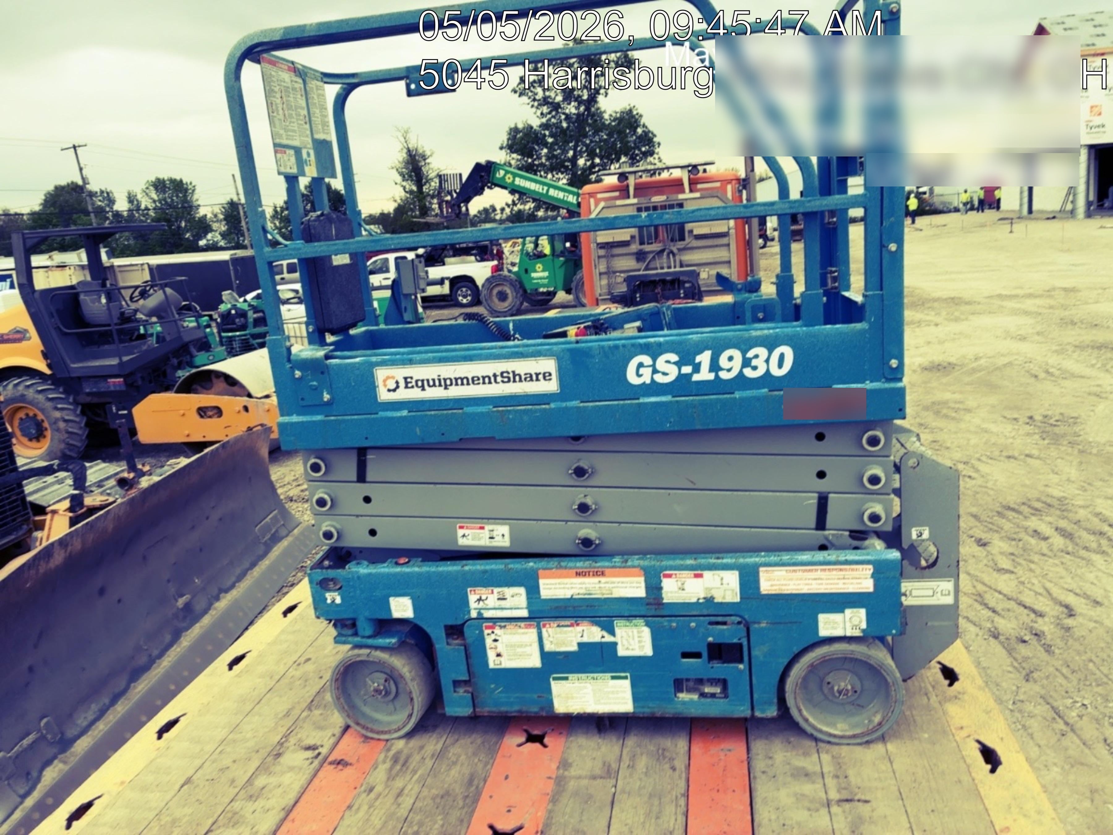 2020 Genie GS-1930 Solid Non Marking Tires, Beacon, Folding rails with half height swing gate