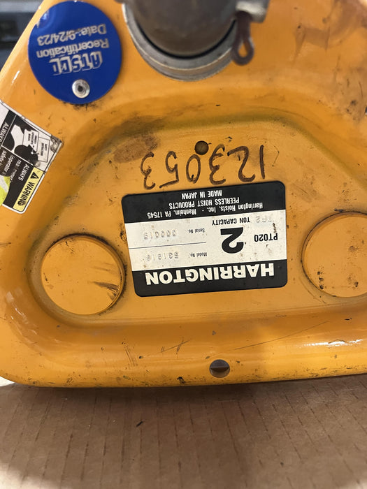 2020 HARRINGTON PT020