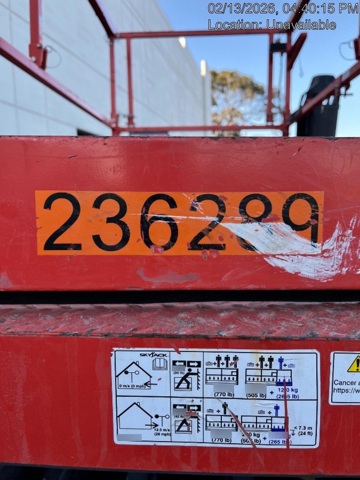 2022 SKYJACK SJ4740