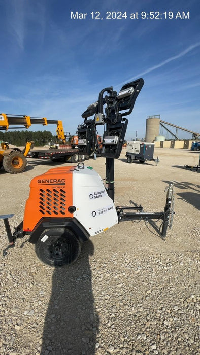 2024 Generac MLT2 Diesel, Flex Switch 120V Input, Powerzone Controller, 
(4) 320W LED Lights, 4kW Generator, 39.9 Gal Fuel Tank, 2" Ball, T3