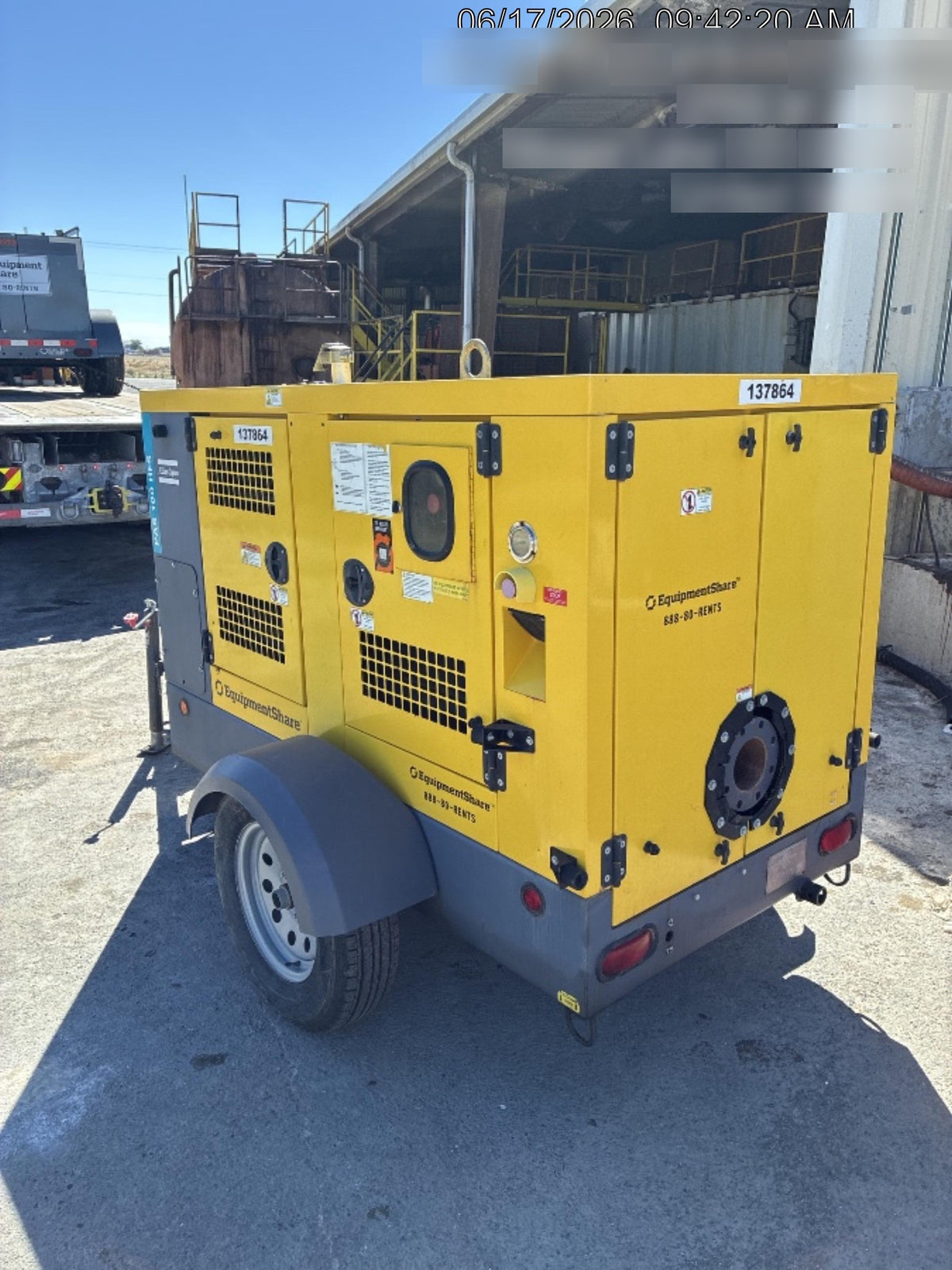 2021 ATLAS COPCO PAS 100 HF CS Enclosed