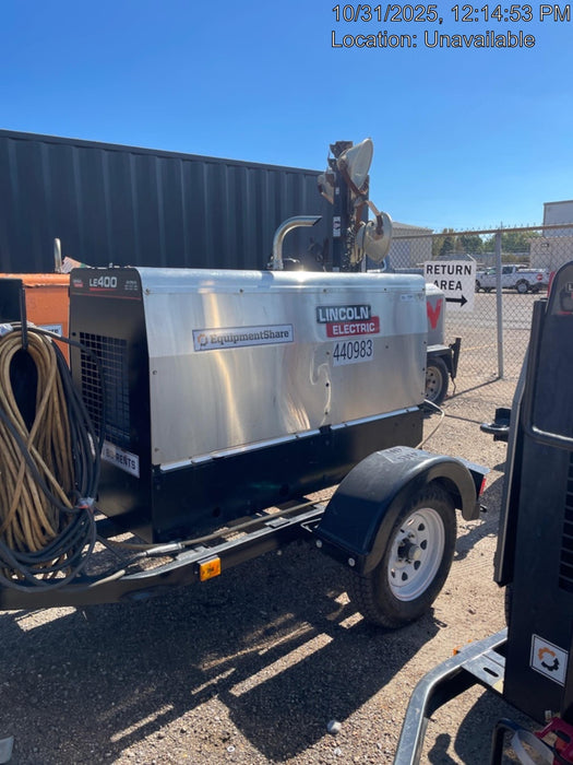 2024 Lincoln Electric LE400 Kubota V1505, Trlr, Cable Rack, Light Kit, ES Decals, T3