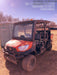 Kubota RTV-X1140W-H 4wd Utility Cart, LED Strobe, Windshield Tempered Glass, Plastic Canopy, Wire Harness Kit, Backup Alarm