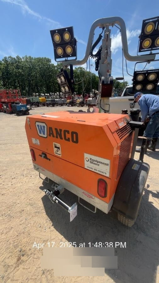 2024 Wanco WLTT-4MM4K Diesel, Deep Sea Controller, Shore Power Plug, Auto Start, (4) 350W LED Floodlights, 4kW Generator, 60 Gal Fuel Tank, 2" Ball, T3