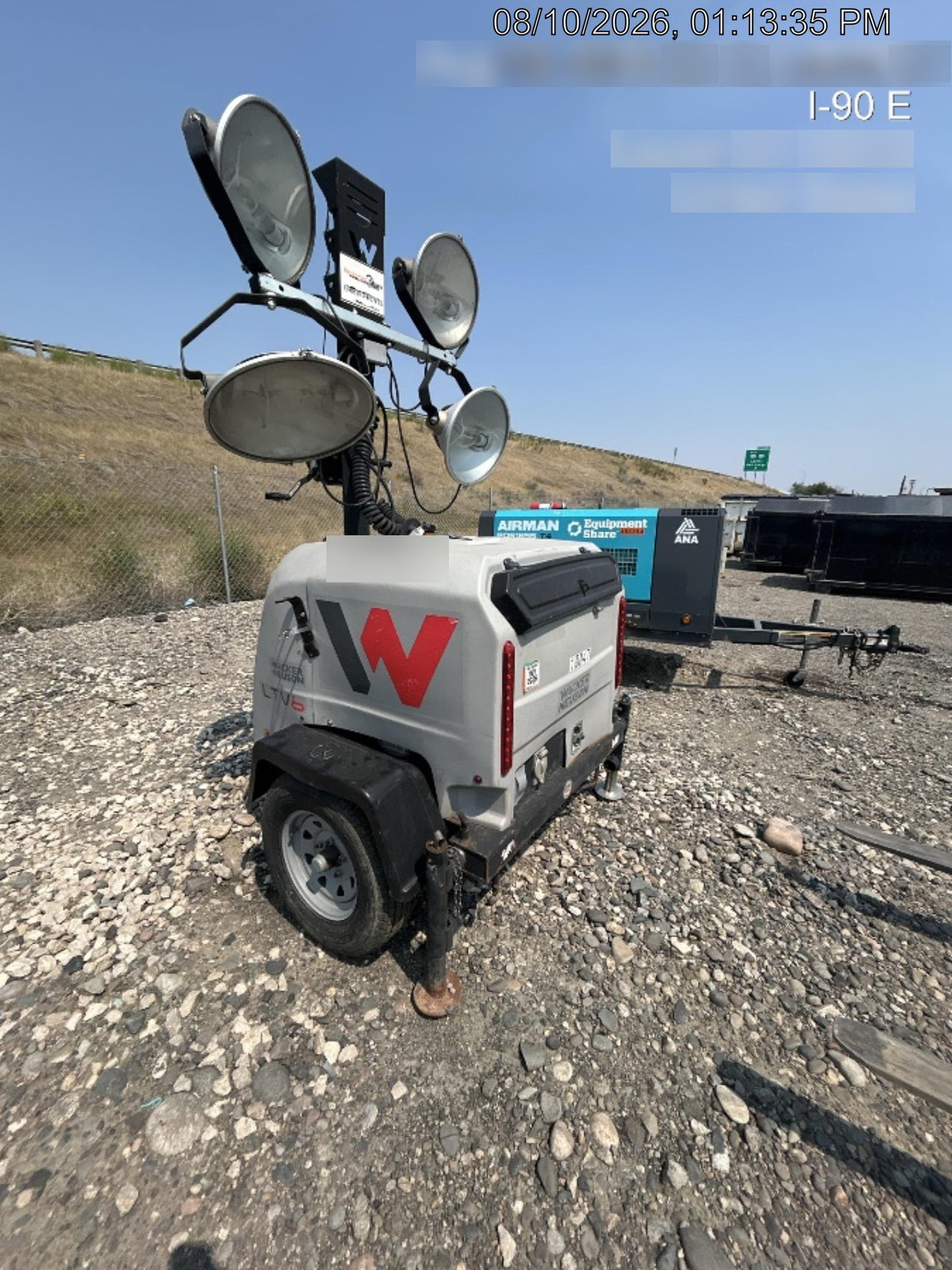 Wacker Neuson LTV6K-MH Wacker Neuson LTV6K Towable Light Tower