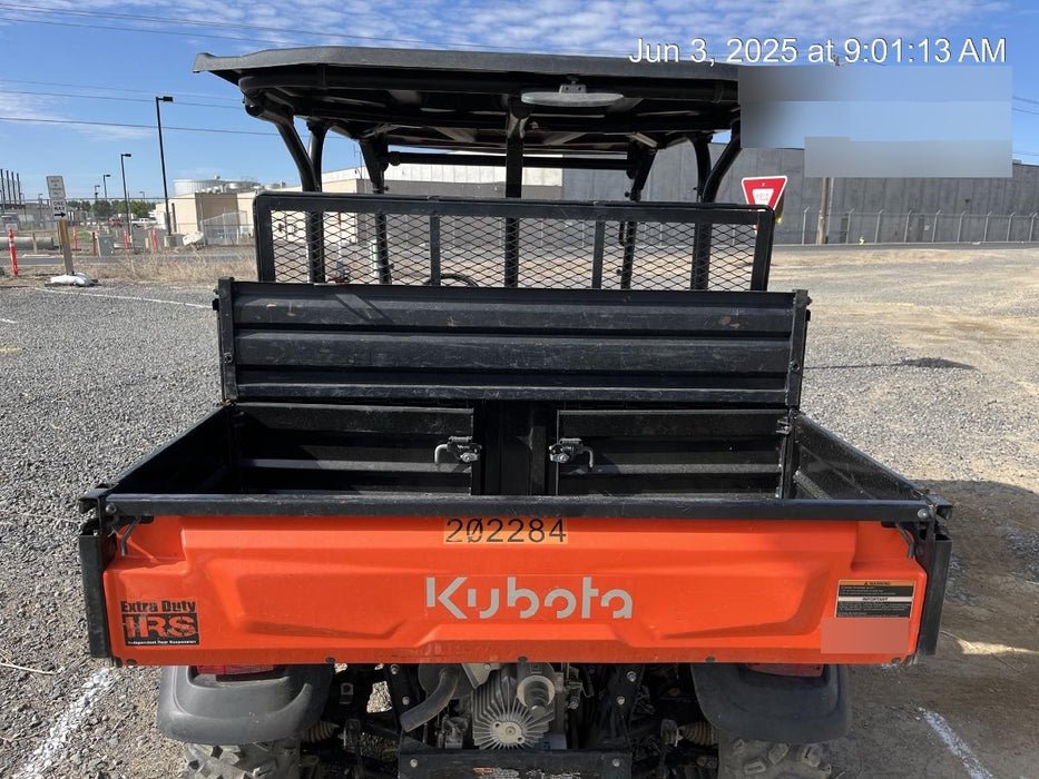 2022 Kubota RTV-X1140W-H Plastic Canopy, Windshield Acrylic Clear, LED Strobe Light, Wire Harness Kit, Back up Alarm