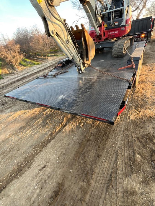 2024 TEXAS PRIDE TRAILERS 21' Lowboy Gravity Tilt Bed 14K Bumper Pull Trailer