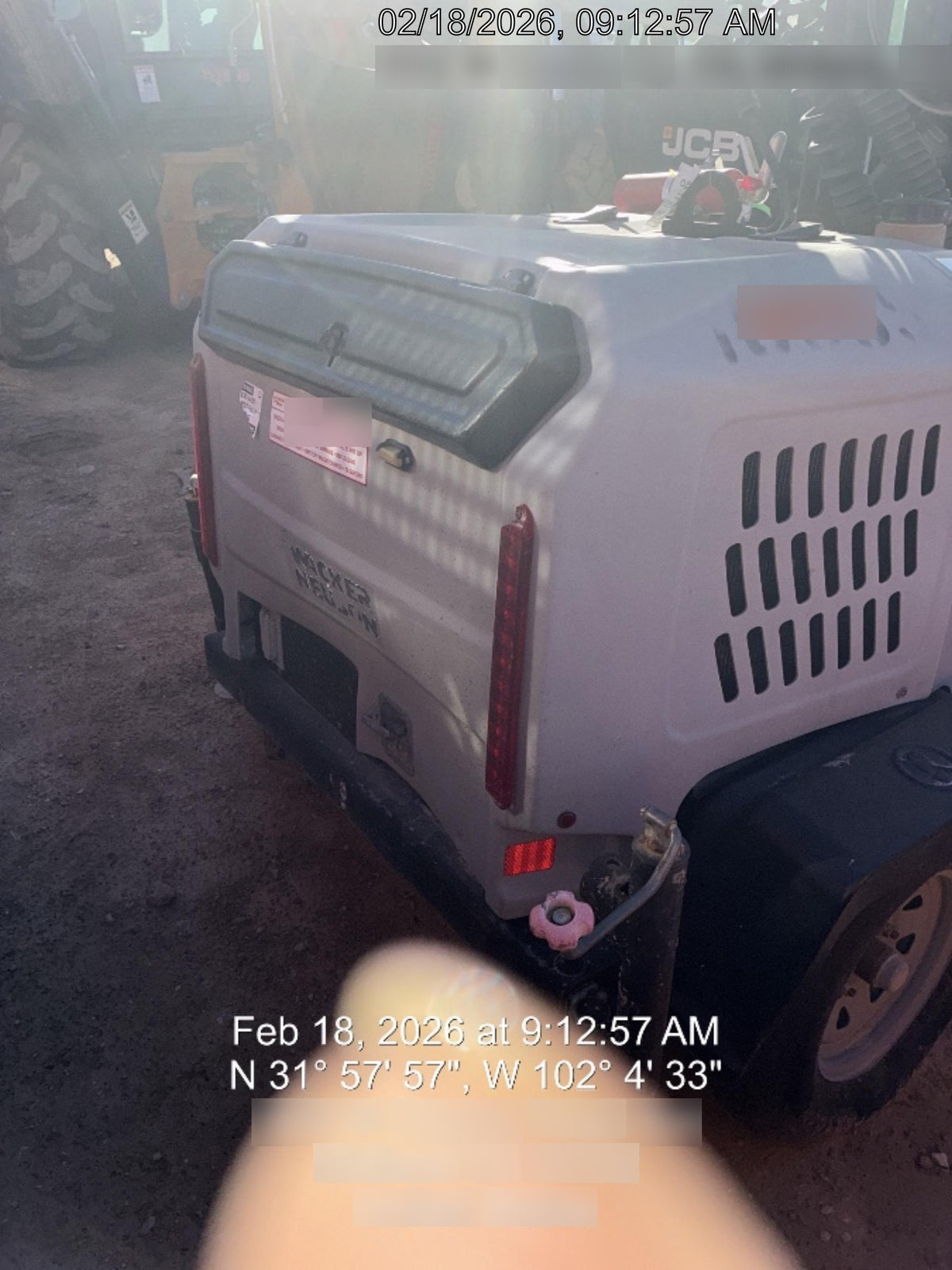 2018 Wacker Neuson LTV6L-MH Wacker Neuson LTV6L Mobile Light Tower w/Fuel Level Sensor Installed