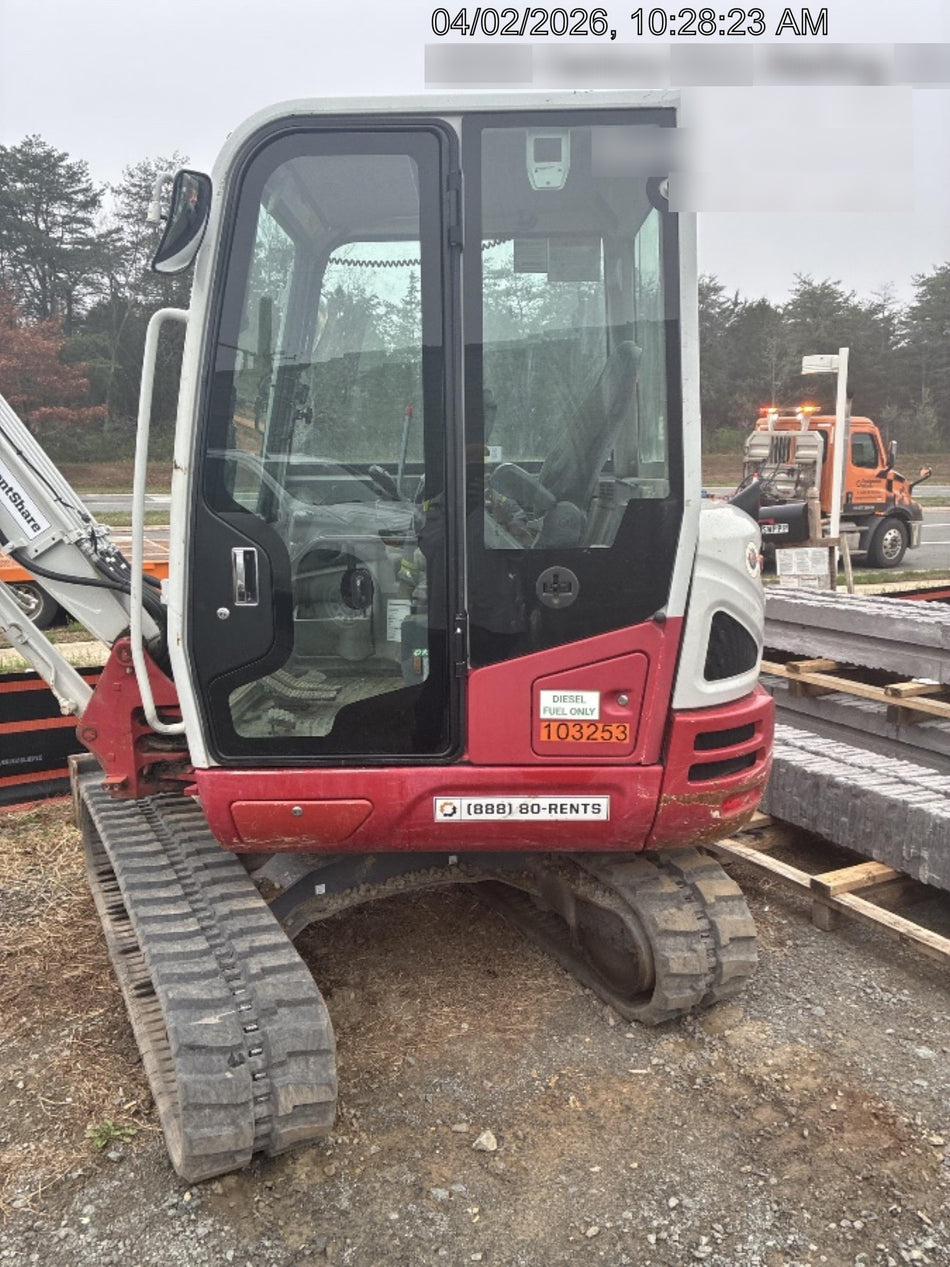 2020 Takeuchi TB235-2CR Cab/Heat/Air, Rubber Tracks, Manual TAG QC