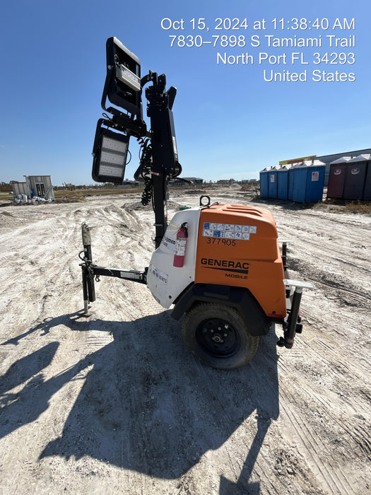 2023 Generac MLT2 Diesel, Flex Switch 120V Input, Powerzone Controller, 
(4) 320W LED Lights, 4kW Generator, 39.9 Gal Fuel Tank, 2" Ball, T3