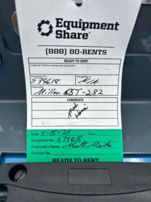 2025 MILLER ELECTRIC CST-282