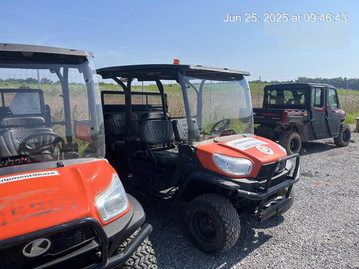 2022 Kubota RTV-X1140W-H Plastic Canopy, Windshield Acrylic Clear, LED Strobe Light, Wire Harness Kit, Back up Alarm
