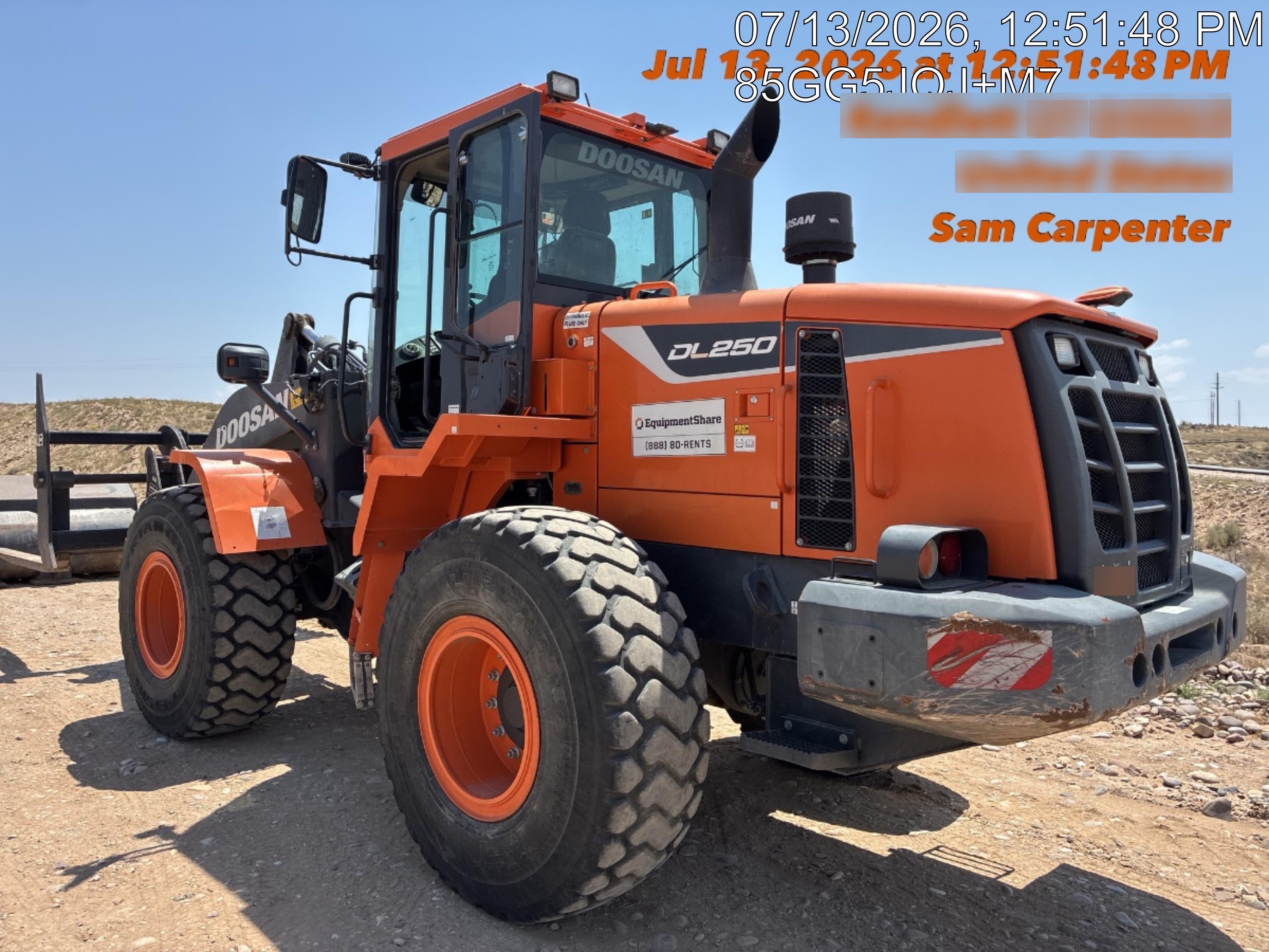 2019 DOOSAN DL250-5