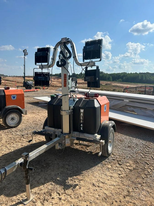 2025 Wanco WLTT-4MM4K Diesel, Mitsubishi L2E, 9.0HP @1800 rpm, Deep Sea Controller, Shore Power Plug, Auto Start, (4) 350W LED Floodlights, 4kW Generator, 60 Gal Fuel Tank, 2" Ball, T3