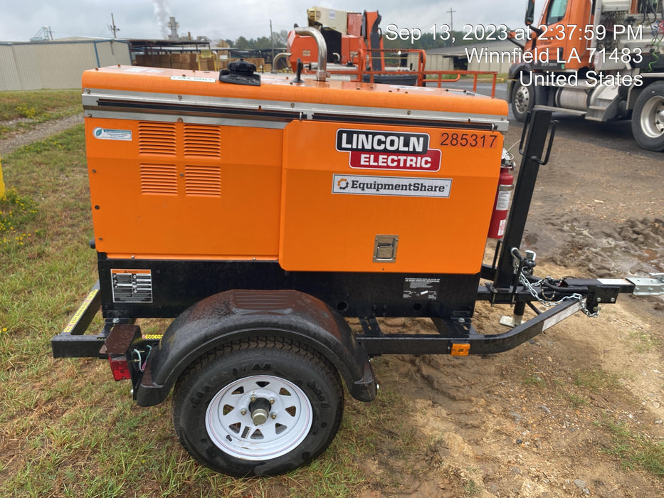 2022 Lincoln Electric LE400 Kubota V1505, Trlr, Cable Rack, Light Kit, ES Decals, T3