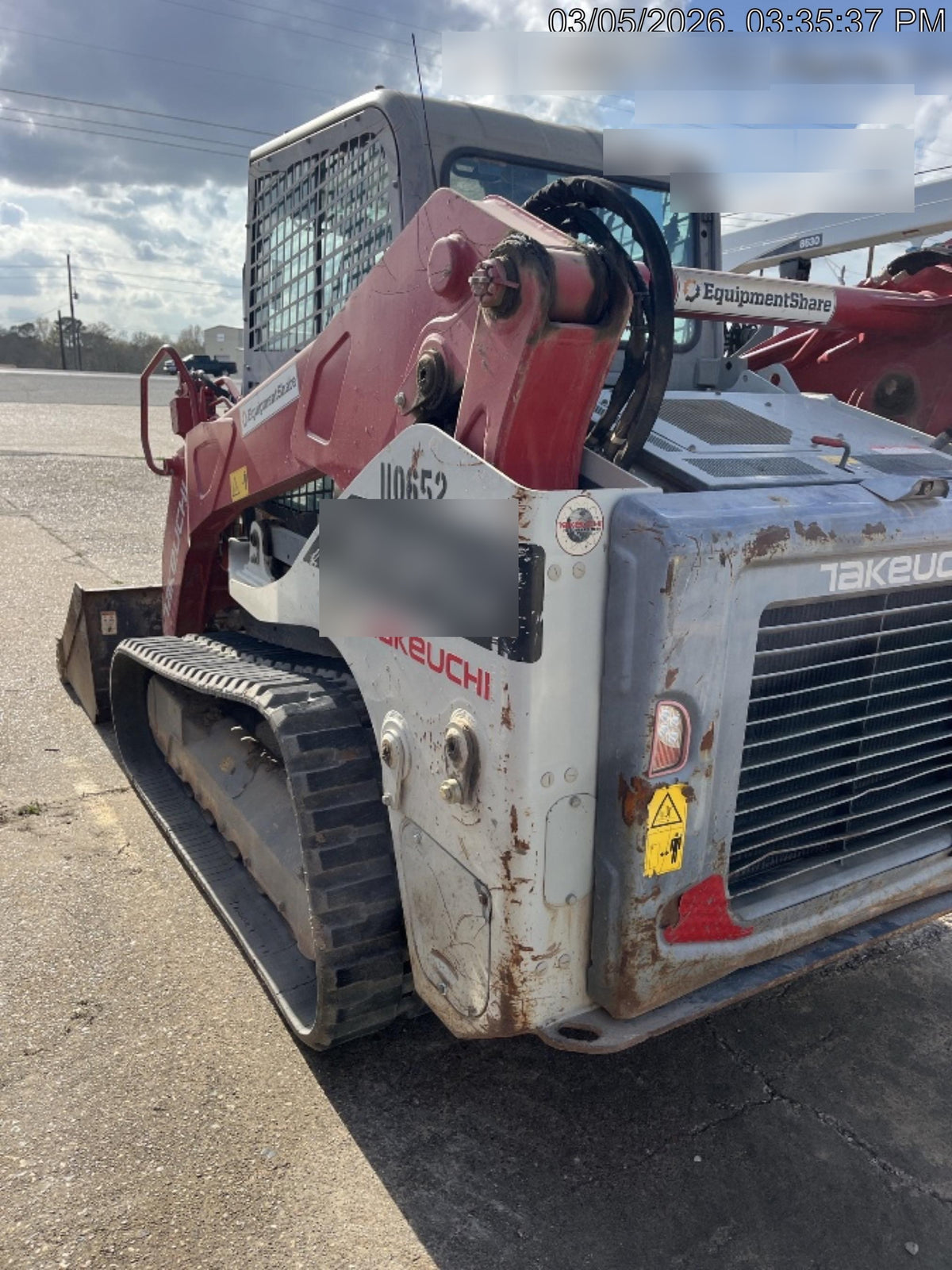 2020 Takeuchi TL12V-2 Cab, Rubber Track