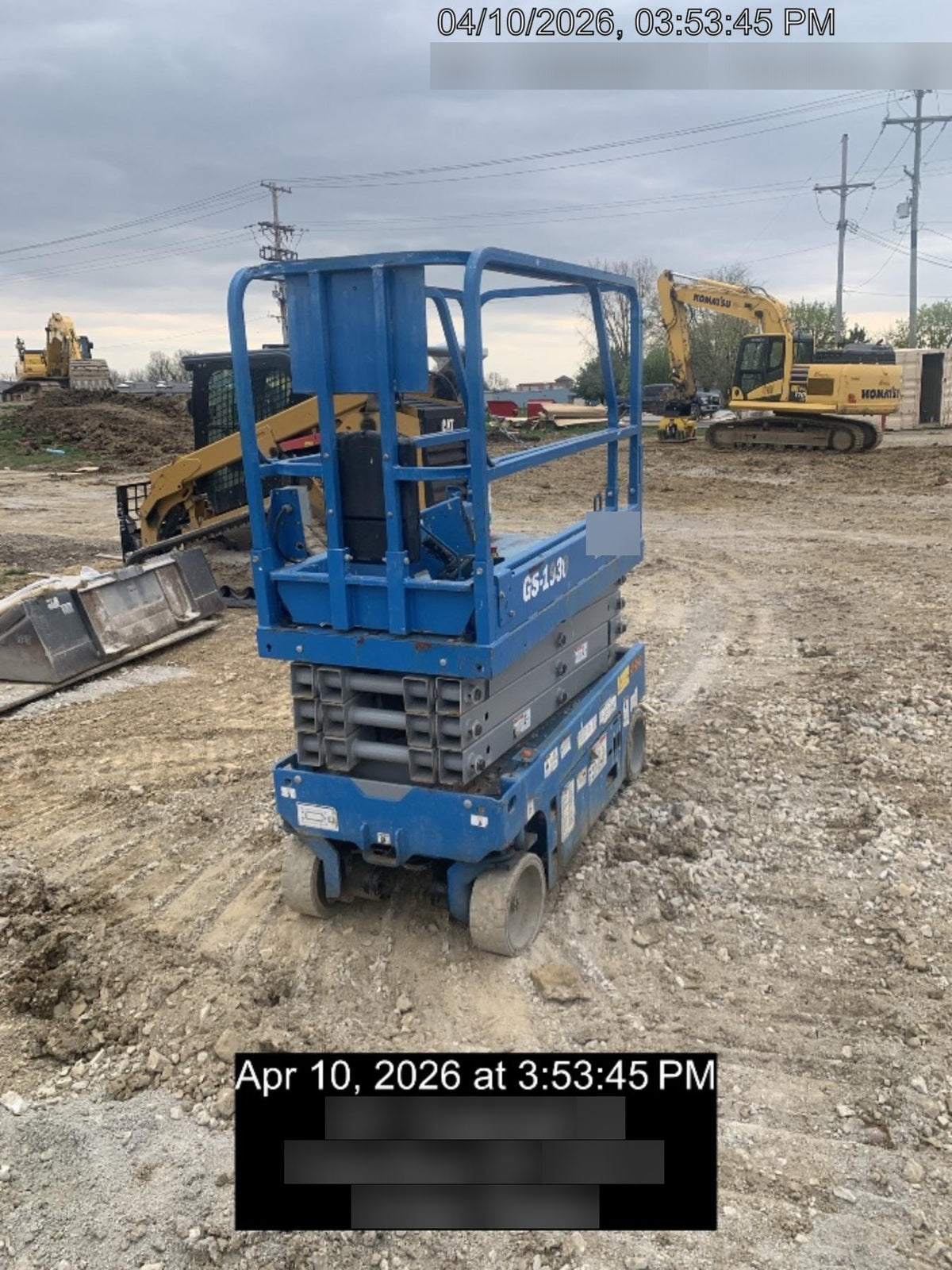 2019 Genie GS-1930 Fixed Rails with Chain Entry