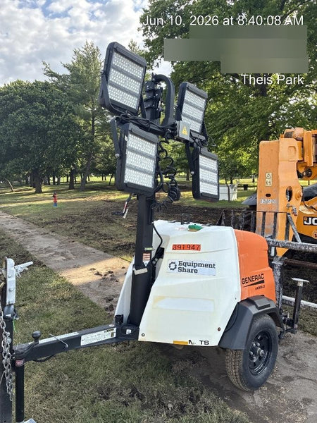 2024 Generac MLT2 Diesel, Flex Switch 120V Input, Powerzone Controller, 
(4) 320W LED Lights, 4kW Generator, 39.9 Gal Fuel Tank, 2" Ball, T3