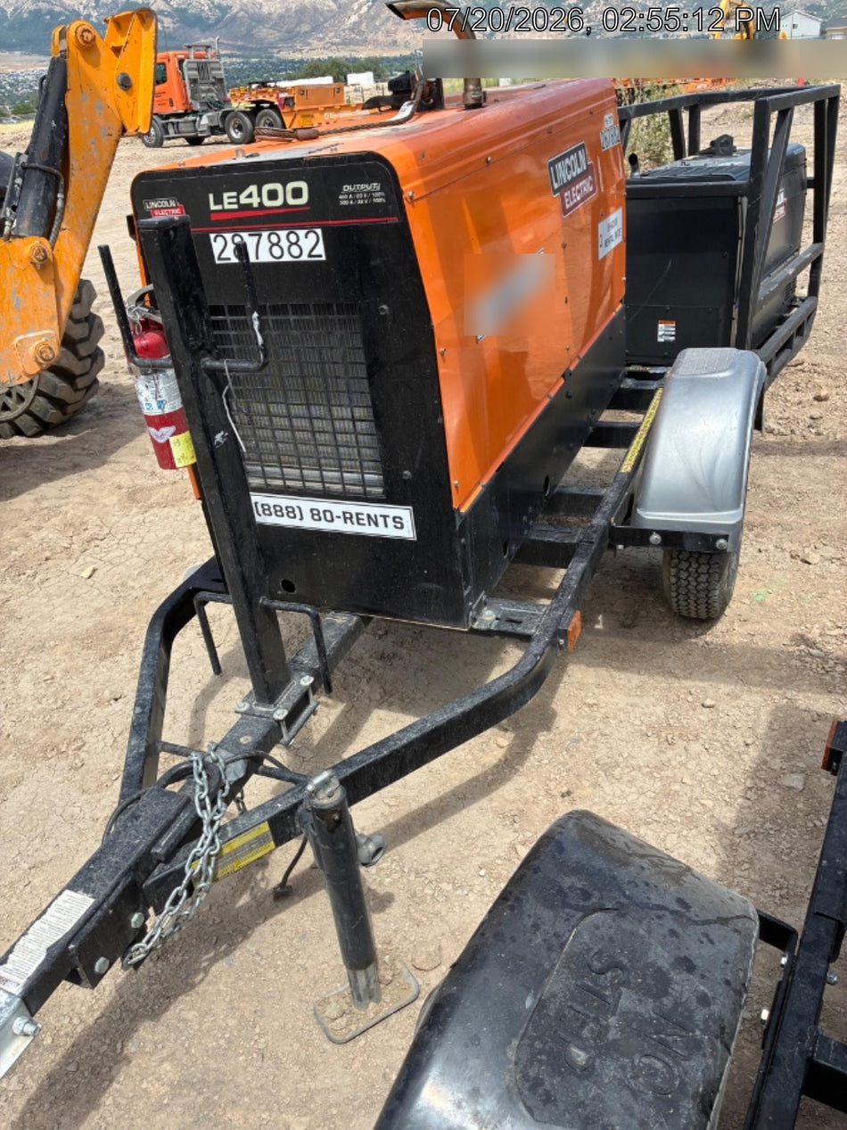 2023 Lincoln Electric LE400 Kubota V1505, Trlr, Cable Rack, Light Kit, ES Decals, T3