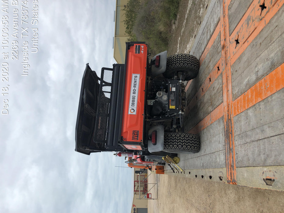 2020 Kubota RTV-X1140 4 Seat UTV, 4WD, Canopy, Standard Rental Spec