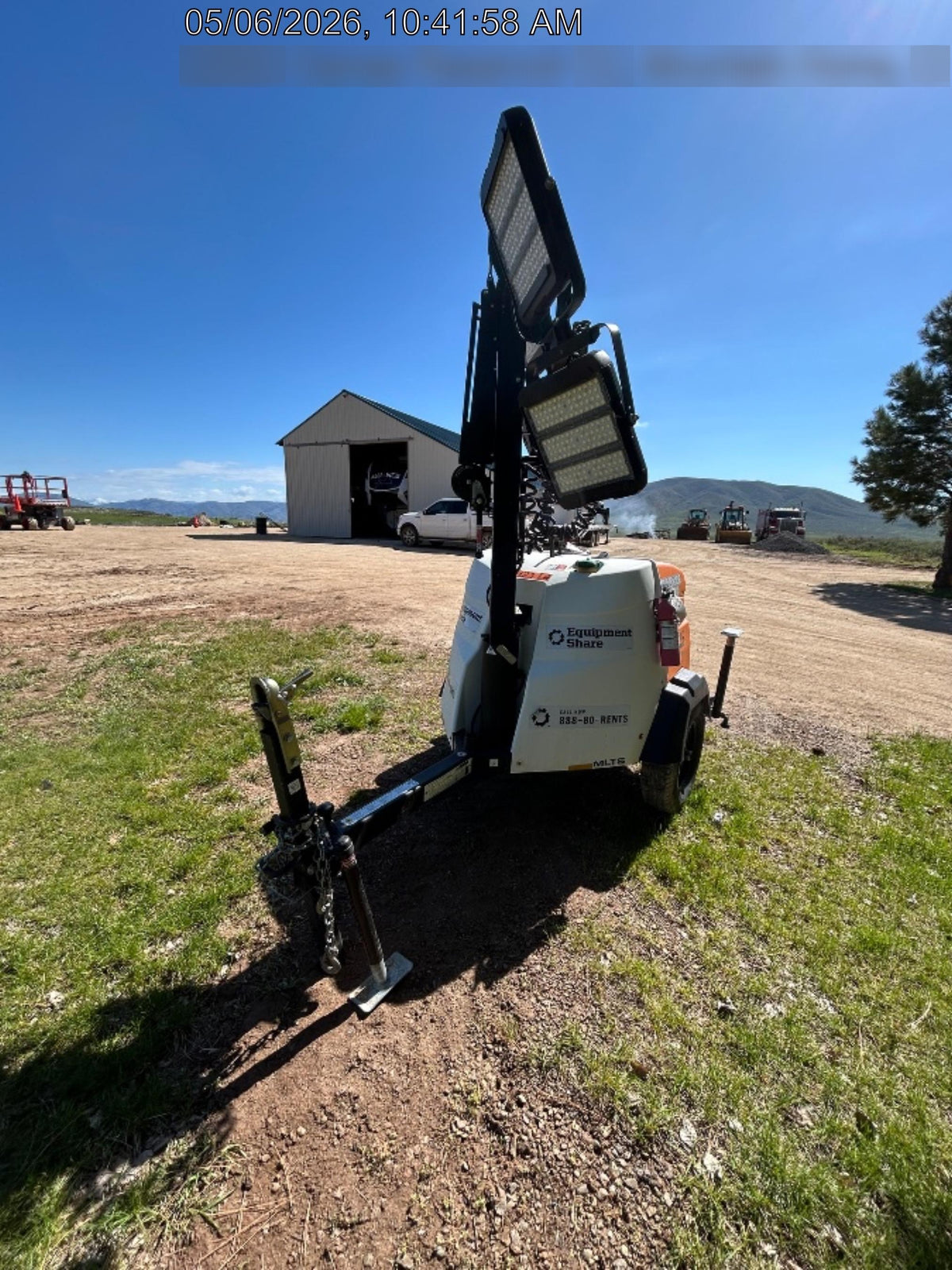 2024 Generac MLT2 Diesel, Flex Switch 120V Input, Powerzone Controller, 
(4) 320W LED Lights, 4kW Generator, 39.9 Gal Fuel Tank, 2" Ball, T3