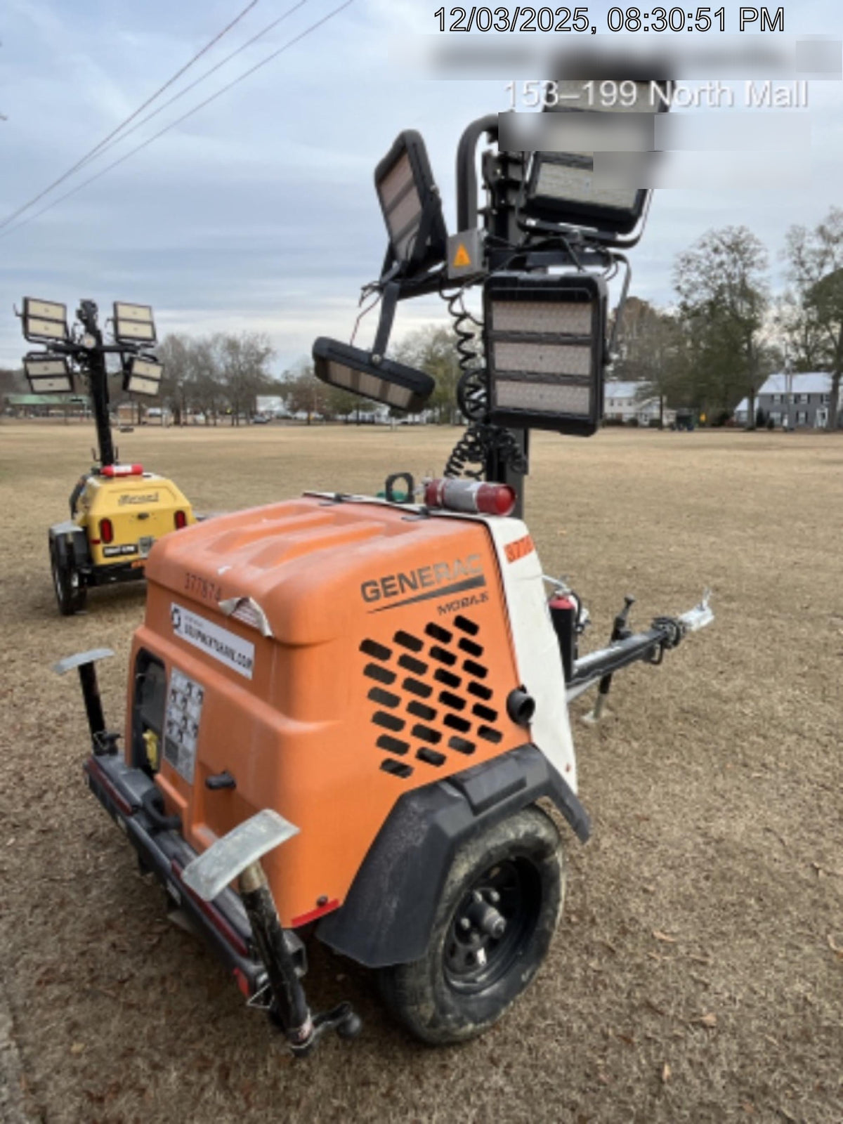 2023 Generac MLT2 Diesel, Flex Switch 120V Input, Powerzone Controller, 
(4) 320W LED Lights, 4kW Generator, 39.9 Gal Fuel Tank, 2" Ball, T3