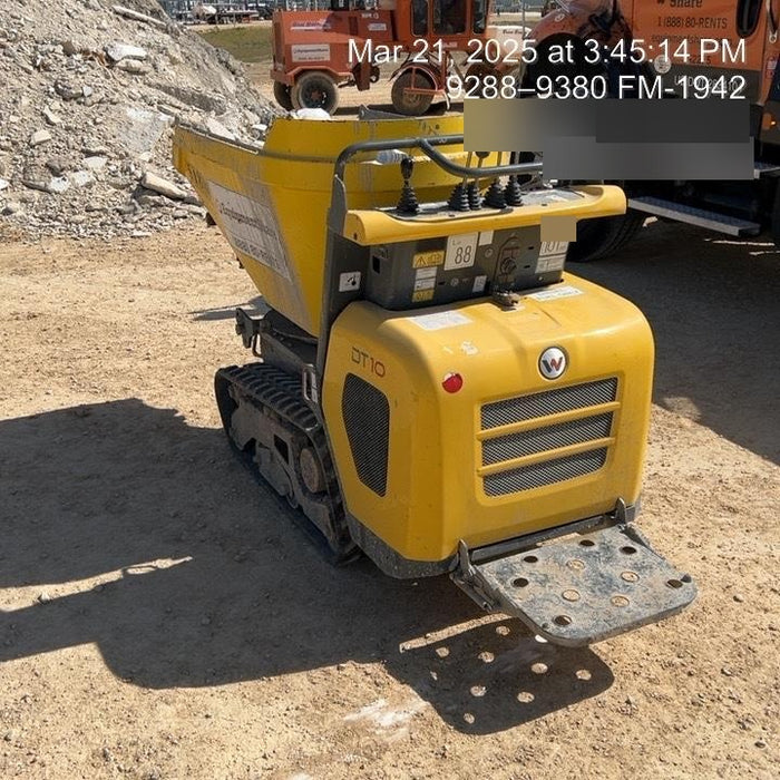 2019 WACKER NEUSON DT10