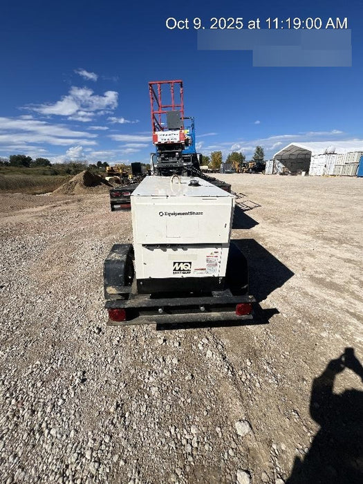 2020 Multiquip DLW400ESA4 400 amp Welder, 14kW, 120/240V, T4F Kubota, Trailer