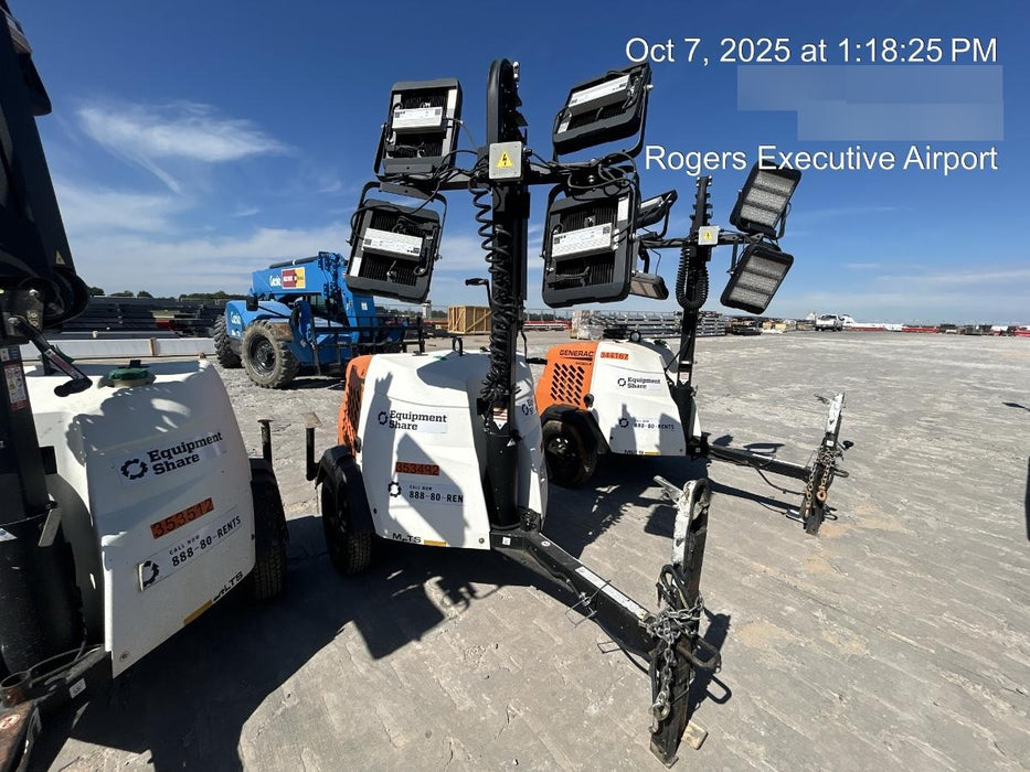 2023 Generac MLT2 Diesel, Flex Switch 120V Input, Powerzone Controller, (4) 320W LED Lights, 4kW Generator, 39.9 Gal Fuel Tank, 2" Ball, T3