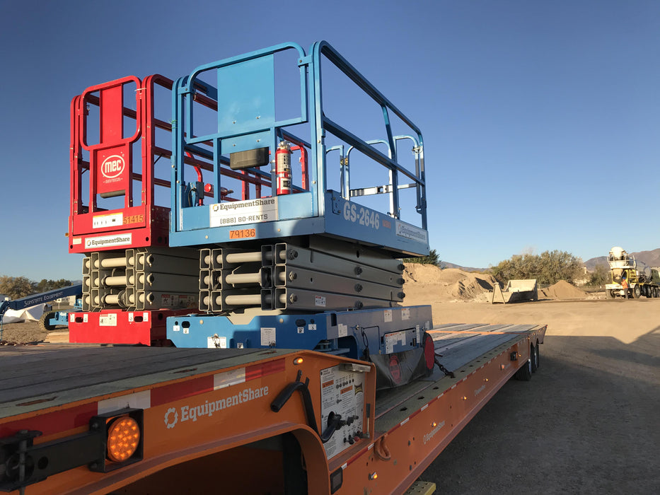 2019 Genie GS-2646 folding rails with full height swing gate