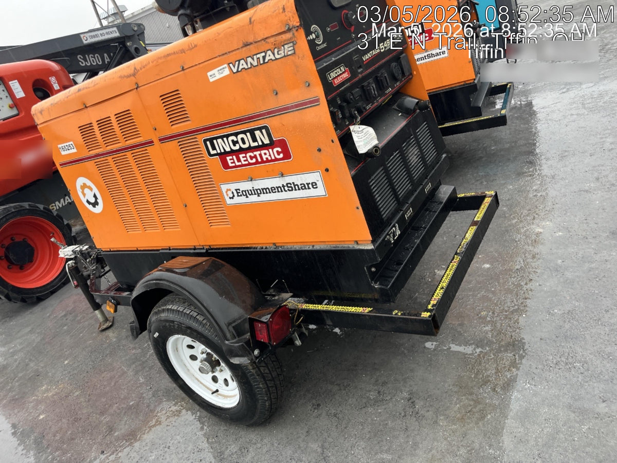 2021 Lincoln Electric Vantage 549X Ready Pak 3, ORANGE (includes trailer, cable rack, fender light kit)