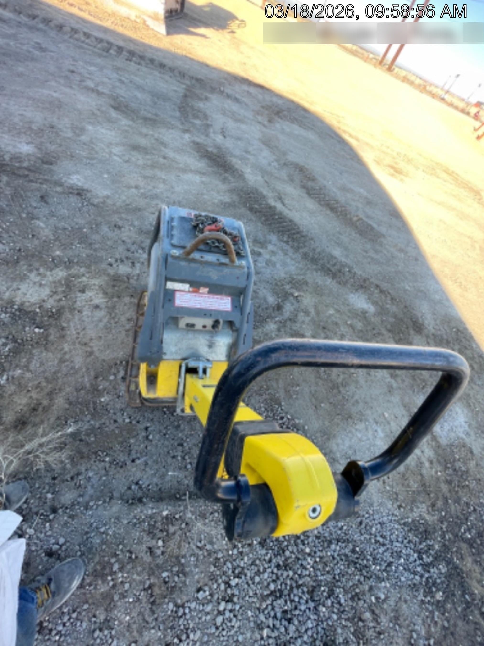 2024 Wacker Neuson DPU6555Heh Hatz Diesel, Reversible Plate Compactor, electric start