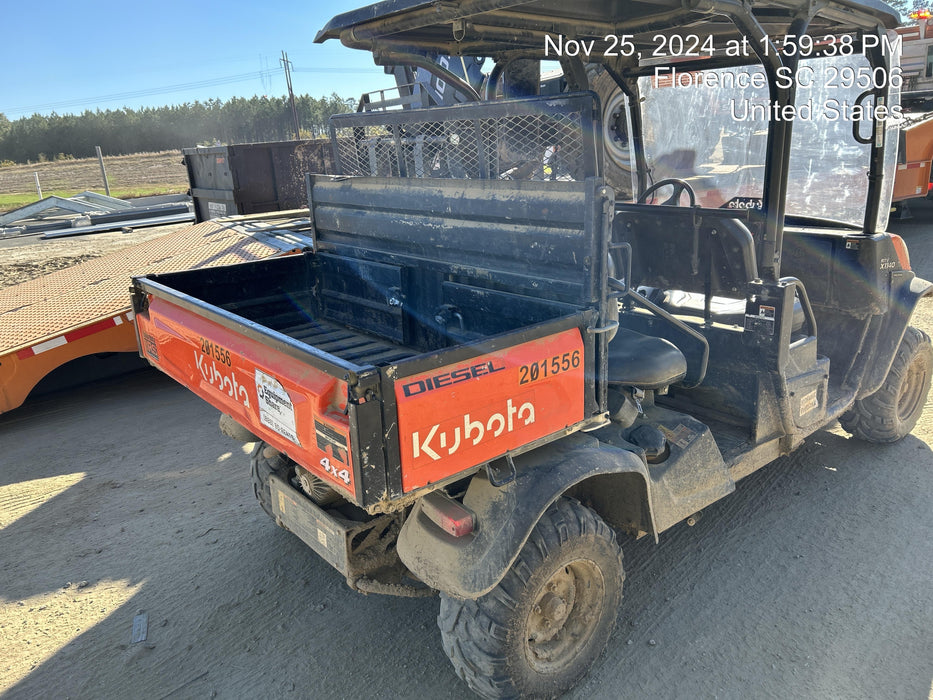 2022 Kubota RTV-X1140W-H Plastic Canopy, Windshield Acrylic Clear, LED Strobe Light, Wire Harness Kit, Back up Alarm