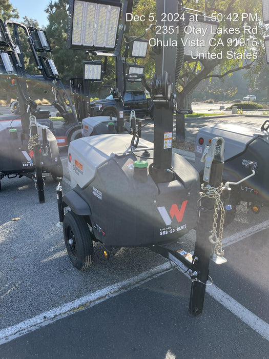 2024 Wacker Neuson LTT4 Diesel, Kohler KDW702, Deep Sea Controller, Auto Start, LED 320W, Bypass Outlet, T3