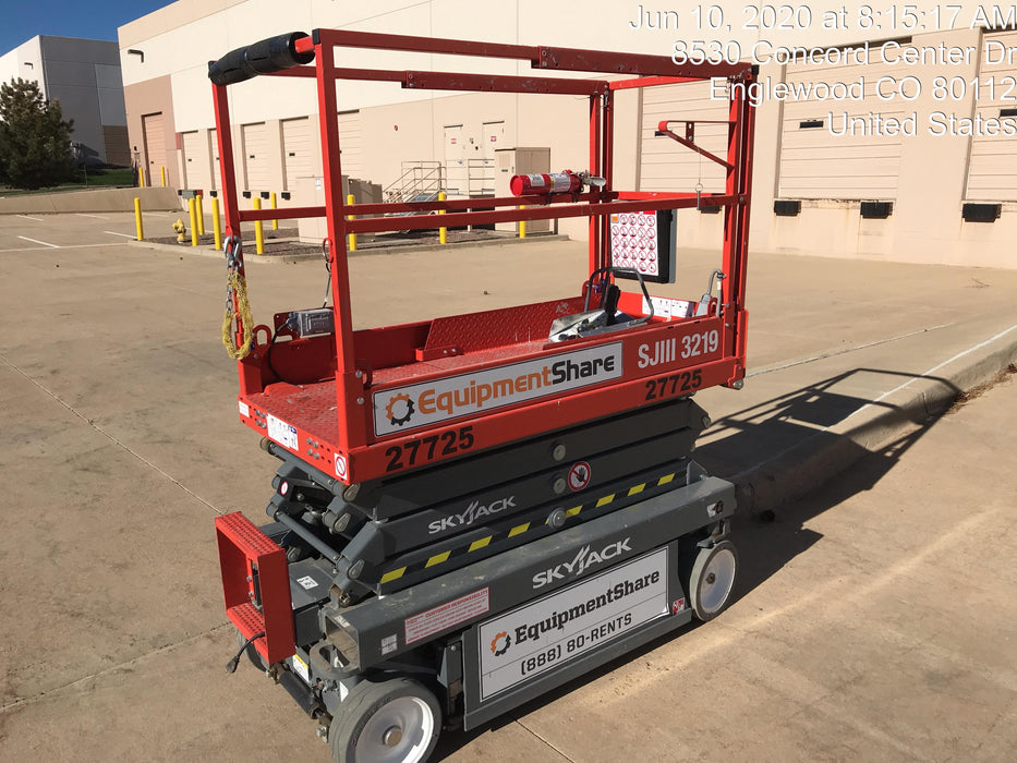 2019 Skyjack SJIII-3219 Standard Options