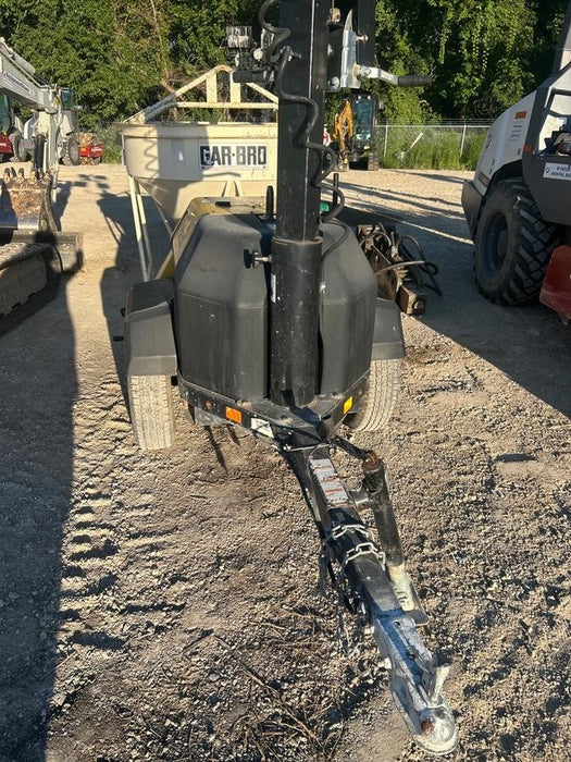 2022 Allmand NLV3GR (4) LED Light Fixture 350W, 23' Vertical Mast, 3kW Prime, Towable, Deep Sea L401, Leveling Jacks, Yanmar T4F 5.8hp