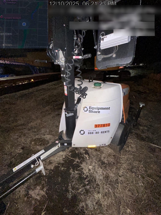 2023 Generac MLT2 Diesel, Flex Switch 120V Input, Powerzone Controller, 
(4) 320W LED Lights, 4kW Generator, 39.9 Gal Fuel Tank, 2" Ball, T3