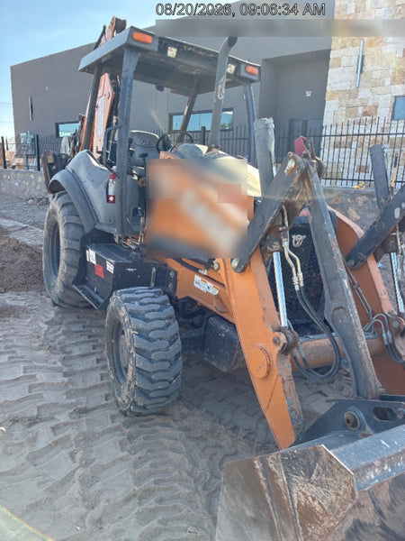 2019 Case 580N EP Canopy, 4WD, GP Front Bucket, Standard Stick, 2-Way Aux Hydraulics, ISO Controls