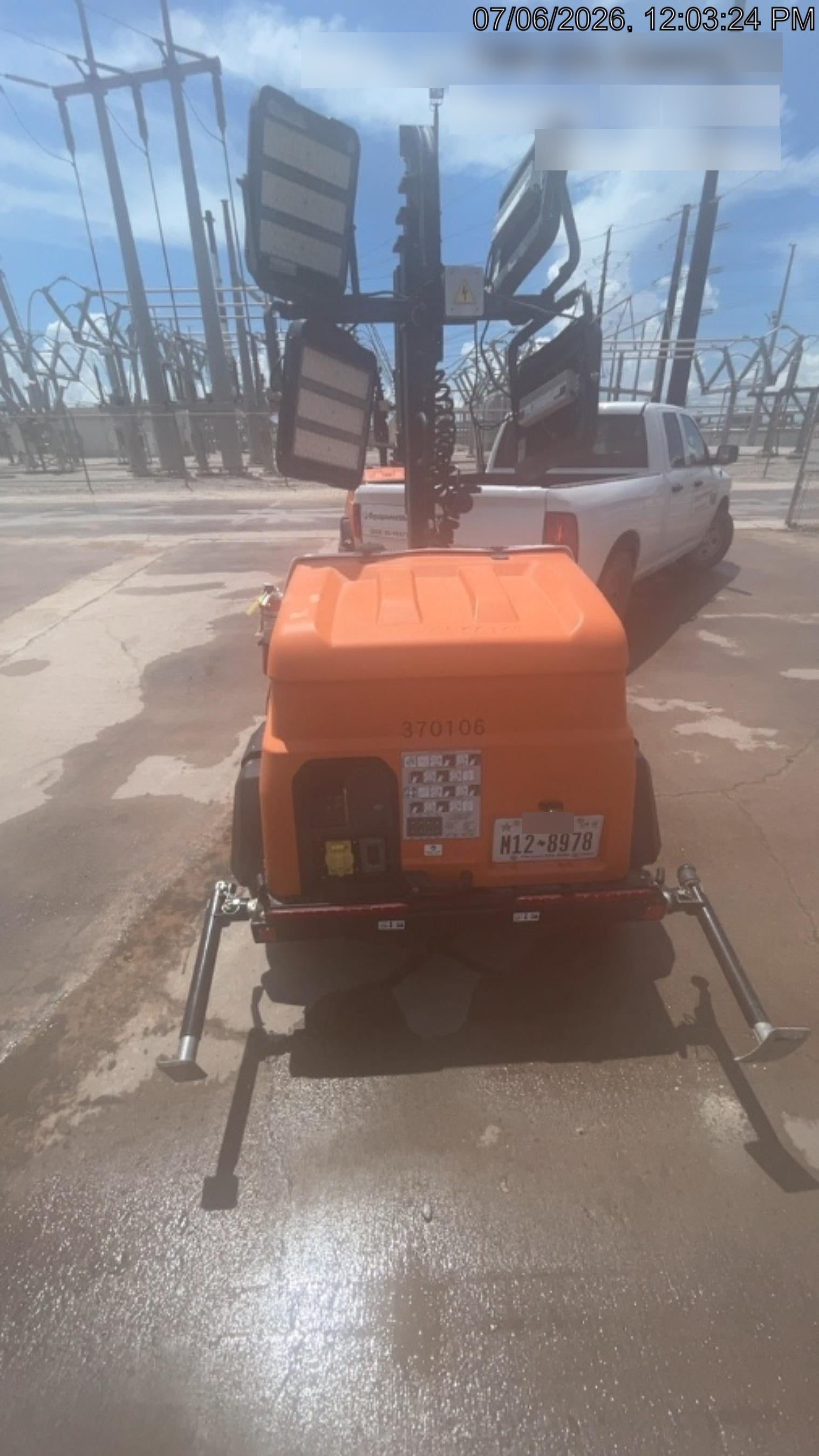 2023 Generac MLT2 Diesel, Flex Switch 120V Input, Powerzone Controller, 
(4) 320W LED Lights, 4kW Generator, 39.9 Gal Fuel Tank, 2" Ball, T3