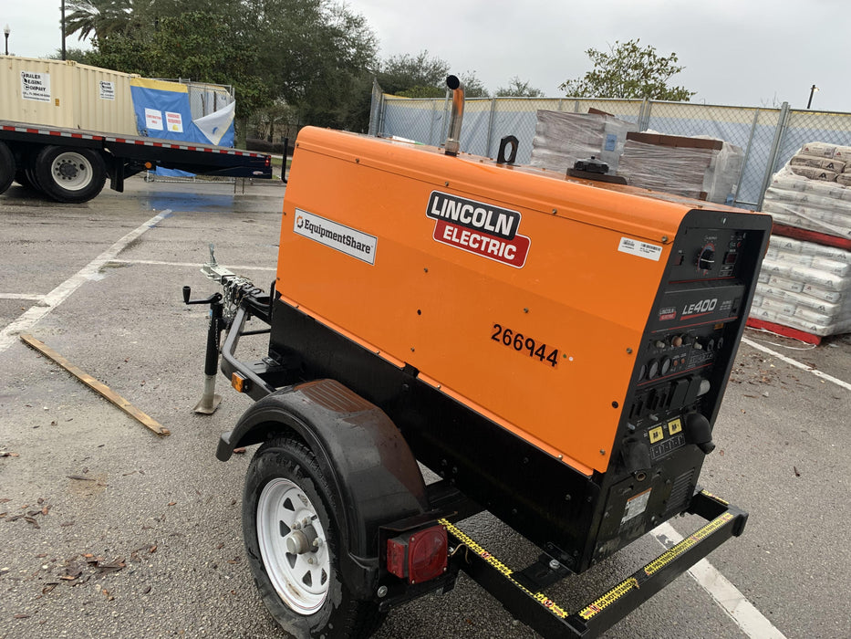 2022 Lincoln Electric LE400 Kubota V1505, Trlr, Cable Rack, Light Kit, ES Decals, T3