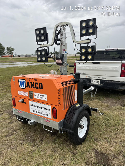 2024 Wanco WLTT-4MM4K Diesel, Deep Sea Controller, Shore Power Plug, Auto Start, (4) 350W LED Floodlights, 4kW Generator, 60 Gal Fuel Tank, 2" Ball, T3